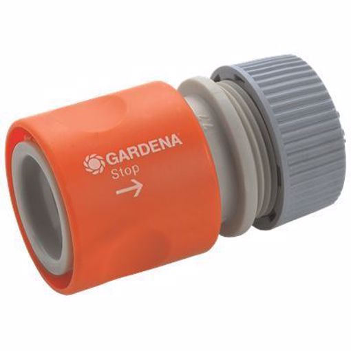 Immagine di GARDENA RACCORDO ACQUA-STOP D.13  2913-26