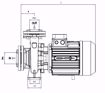 Immagine di FORAS MN32-160C V.380 ELETTROPOMPA CENTRIFUGA NORMALIZZATA